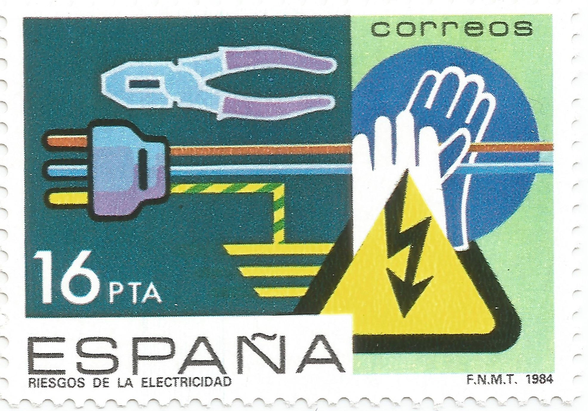 Segell de Riesgos de la electricidad